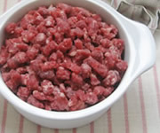 国産馬肉切り出しパラパラミンチ